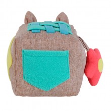 Cubo Interativo Linho Porco 